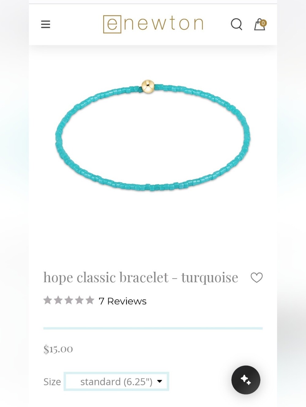 Enewton hope classic bracelet - turquoise